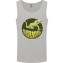 An Iguana Lizard Mens Vest Tank Top Sports Grey