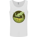 An Iguana Lizard Mens Vest Tank Top White