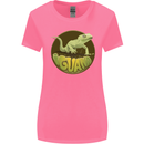 An Iguana Lizard Womens Wider Cut T-Shirt Azalea