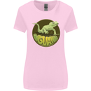An Iguana Lizard Womens Wider Cut T-Shirt Light Pink