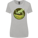 An Iguana Lizard Womens Wider Cut T-Shirt Sports Grey