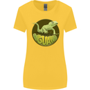 An Iguana Lizard Womens Wider Cut T-Shirt Yellow