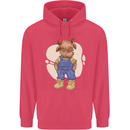 An Infant Highland Cow Cattle Bull Childrens Kids Hoodie Heliconia