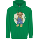 An Infant Highland Cow Cattle Bull Childrens Kids Hoodie Irish Green