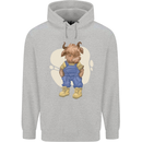 An Infant Highland Cow Cattle Bull Childrens Kids Hoodie Sports Grey