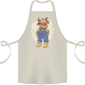 An Infant Highland Cow Cattle Bull Cotton Apron 100% Organic Natural