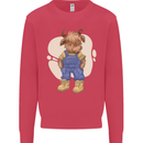 An Infant Highland Cow Cattle Bull Kids Sweatshirt Jumper Heliconia