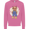 An Infant Highland Cow Cattle Bull Mens Sweatshirt Jumper Azalea