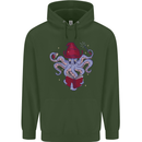 An Octopus Wizard Magic Magician Childrens Kids Hoodie Forest Green