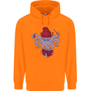 An Octopus Wizard Magic Magician Childrens Kids Hoodie Orange