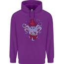 An Octopus Wizard Magic Magician Childrens Kids Hoodie Purple