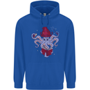 An Octopus Wizard Magic Magician Childrens Kids Hoodie Royal Blue