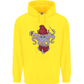 An Octopus Wizard Magic Magician Childrens Kids Hoodie Yellow
