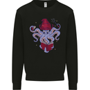 An Octopus Wizard Magic Magician Kids Sweatshirt Jumper Black