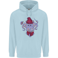 An Octopus Wizard Magic Magician Mens 80% Cotton Hoodie Light Blue