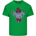 An Octopus Wizard Magic Magician Mens Cotton T-Shirt Tee Top Irish Green