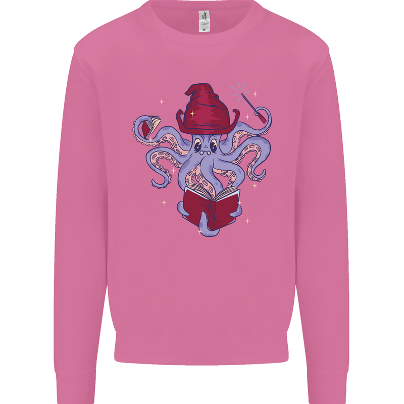 An Octopus Wizard Magic Magician Mens Sweatshirt Jumper Azalea