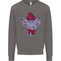 An Octopus Wizard Magic Magician Mens Sweatshirt Jumper Charcoal
