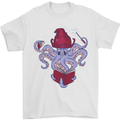 An Octopus Wizard Magic Magician Mens T-Shirt 100% Cotton White