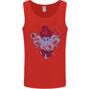An Octopus Wizard Magic Magician Mens Vest Tank Top Red
