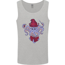 An Octopus Wizard Magic Magician Mens Vest Tank Top Sports Grey
