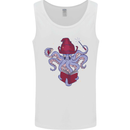 An Octopus Wizard Magic Magician Mens Vest Tank Top White