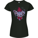 An Octopus Wizard Magic Magician Womens Petite Cut T-Shirt Black