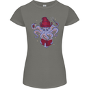 An Octopus Wizard Magic Magician Womens Petite Cut T-Shirt Charcoal