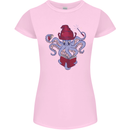 An Octopus Wizard Magic Magician Womens Petite Cut T-Shirt Light Pink