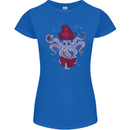 An Octopus Wizard Magic Magician Womens Petite Cut T-Shirt Royal Blue