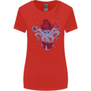 An Octopus Wizard Magic Magician Womens Wider Cut T-Shirt Red
