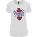 An Octopus Wizard Magic Magician Womens Wider Cut T-Shirt White