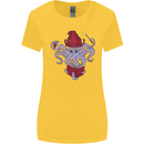 An Octopus Wizard Magic Magician Womens Wider Cut T-Shirt Yellow