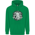An Octopus in the Deep Ocean Sailor Sailing Childrens Kids Hoodie Irish Green