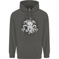 An Octopus in the Deep Ocean Sailor Sailing Childrens Kids Hoodie Storm Grey
