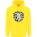 An Octopus in the Deep Ocean Sailor Sailing Childrens Kids Hoodie Yellow