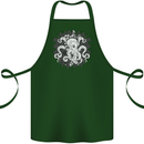 An Octopus in the Deep Ocean Sailor Sailing Cotton Apron 100% Organic Forest Green
