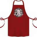 An Octopus in the Deep Ocean Sailor Sailing Cotton Apron 100% Organic Maroon