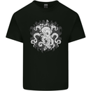 An Octopus in the Deep Ocean Sailor Sailing Kids T-Shirt Childrens Black