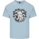An Octopus in the Deep Ocean Sailor Sailing Kids T-Shirt Childrens Light Blue