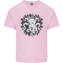 An Octopus in the Deep Ocean Sailor Sailing Kids T-Shirt Childrens Light Pink