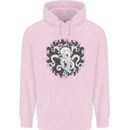An Octopus in the Deep Ocean Sailor Sailing Mens 80% Cotton Hoodie Light Pink
