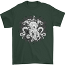 An Octopus in the Deep Ocean Sailor Sailing Mens T-Shirt 100% Cotton Forest Green