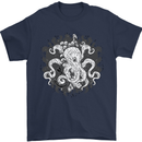 An Octopus in the Deep Ocean Sailor Sailing Mens T-Shirt 100% Cotton Navy Blue