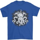 An Octopus in the Deep Ocean Sailor Sailing Mens T-Shirt 100% Cotton Royal Blue