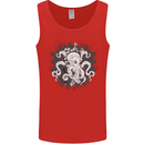 An Octopus in the Deep Ocean Sailor Sailing Mens Vest Tank Top Red