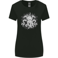 An Octopus in the Deep Ocean Sailor Sailing Womens Wider Cut T-Shirt Black