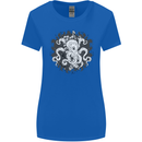 An Octopus in the Deep Ocean Sailor Sailing Womens Wider Cut T-Shirt Royal Blue