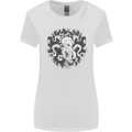 An Octopus in the Deep Ocean Sailor Sailing Womens Wider Cut T-Shirt White