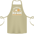An Old Man Tennis Racket Player Cotton Apron 100% Organic Khaki